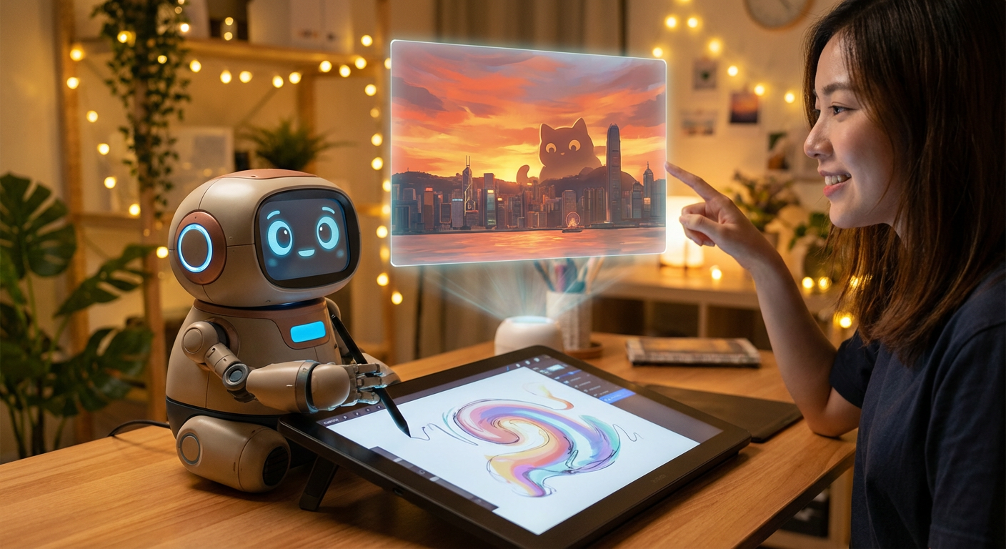 AI 助理協助生成圖片