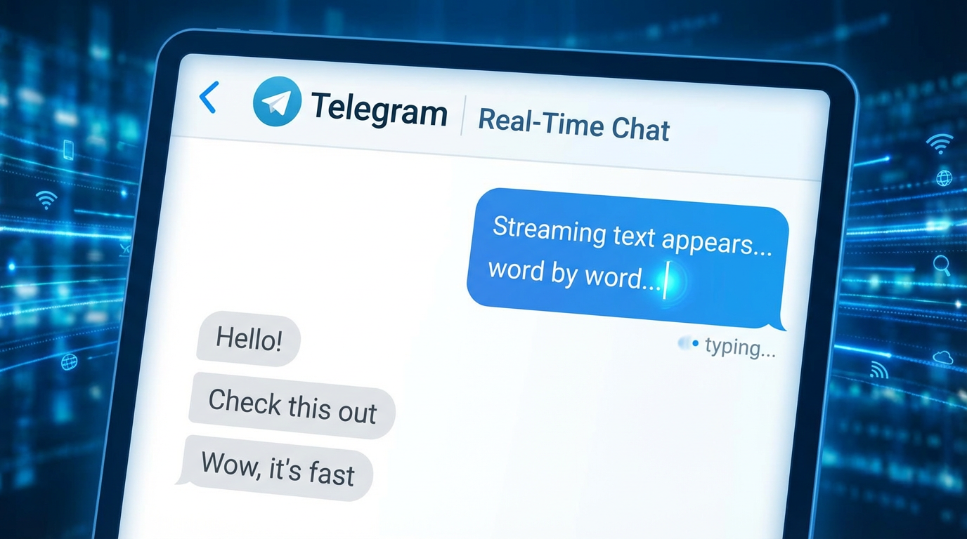 Featured image for OpenClaw Telegram 流式消息設置指南：從一次性出現到逐字顯示