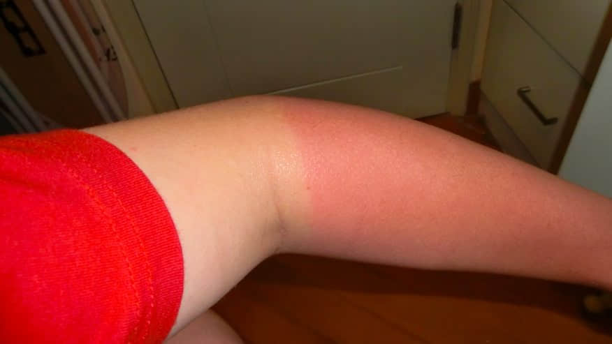 暴曬後的兩種顏色