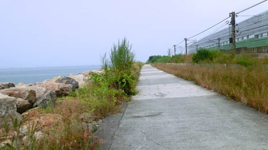 這就是在地鐵上看到的那條路了