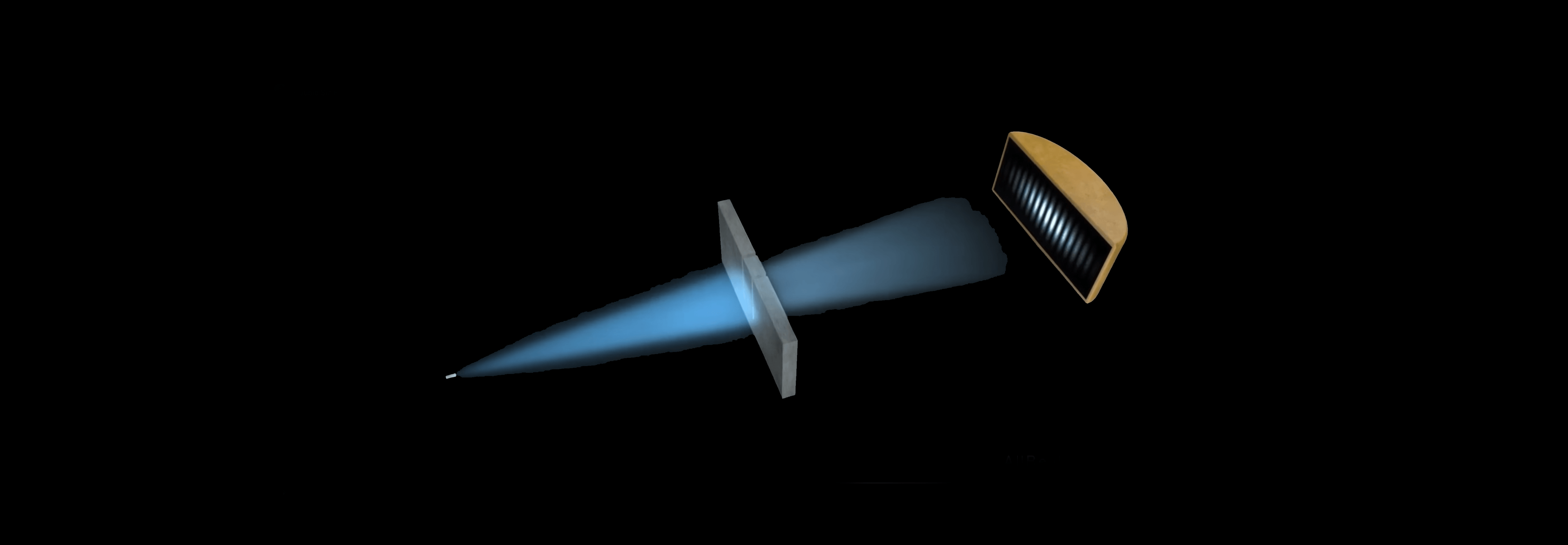 楊氏雙縫實驗 圖片源自互聯網