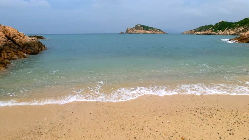 南角咀附近的迷你海灘