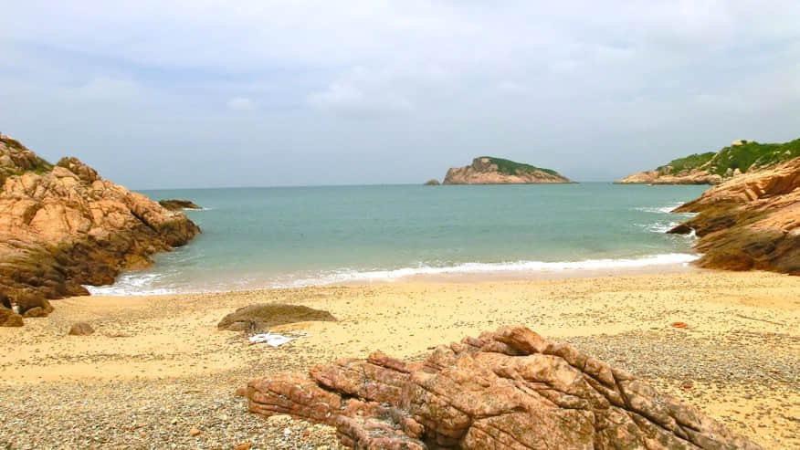 南角咀附近的迷你海灘